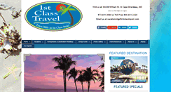 Desktop Screenshot of gofirstclasstravel.com